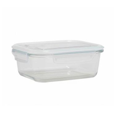 Imagem de Pote Hermético Retangular De Vidro 650ml Flux Flashgoods
