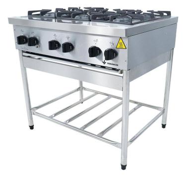 Imagem de Fogão a Gás Industrial Don Bidone 6 Queimadores com Pé FDB6P - Venâncio