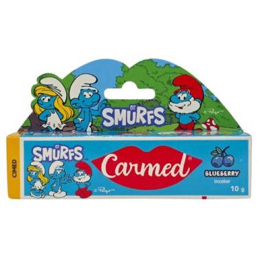 Imagem de Hidratante Labial Os Smurfs Blueberry Incolor Carmed Cimed 10g