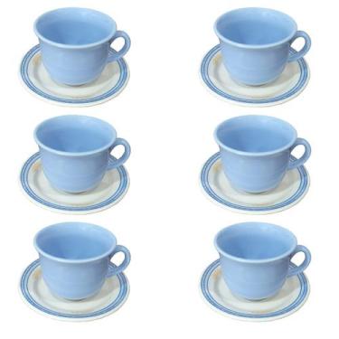 Imagem de Xícara de chá com Pires Donna Grano 200ml 6 Unidades - Biona 140599