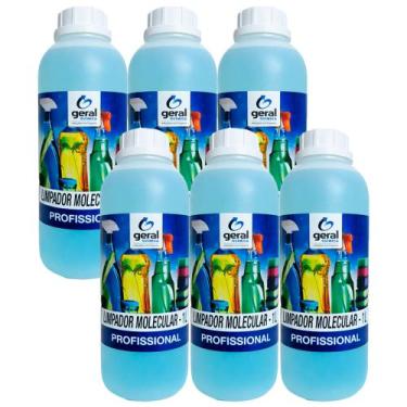 Imagem de Kit 6 Limpador Molecular, Multiuso, Concentrado  Rende Mais - 1lt - GQ