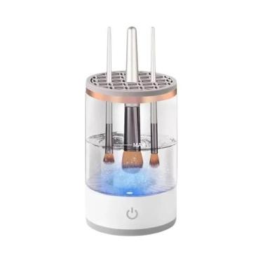 Imagem de Dispositivo Portátil De Limpeza De Pincéis De Maquiagem Com Plug USB, 