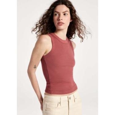 Imagem de Regata Básica Feminina Slim Neck-Feminino