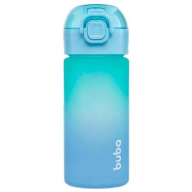 Imagem de Garrafa Infantil Canudo Silicone Tampa Escola Degradê - Buba