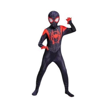 Imagem de Fantasia De Super-Herói Aranha Para Crianças, Macacão De Spandex Para 