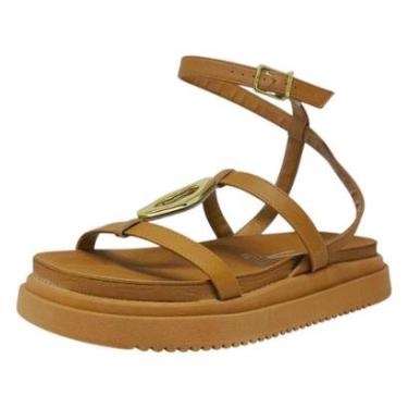 Imagem de Sandália Feminina Amarração Estilo Conforto Flatform Vizzano-Feminino