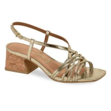 Imagem de Sandália Vizzano Salto Grosso Feminino-Feminino