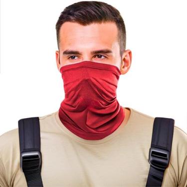 Imagem de Bandana Tubular Proteção Solar Uv 50+ Unissex Cobre Rosto Esportiva Mi
