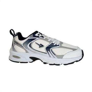Imagem de Tênis Running Infantil Box 200 Branco E Azul-Masculino