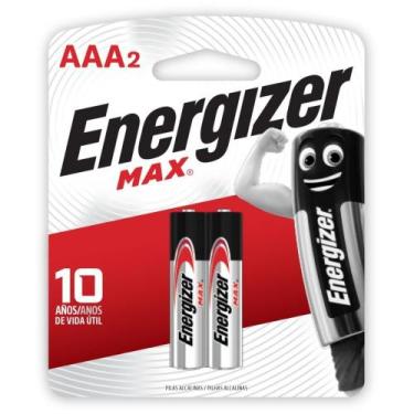 Imagem de Pilha Alcalina Palito AAA Energizer MAX BL.C/02