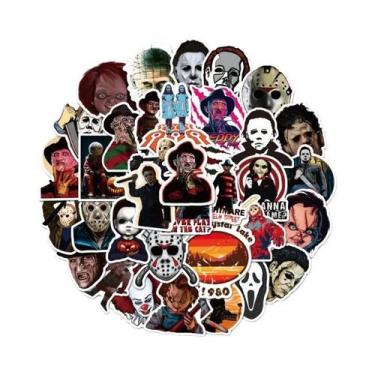 Imagem de Adesivos À Prova d'Água De Terror E Desenhos Animados, 50PCS Para Deco