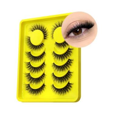 Imagem de Cílios Postiços 3D De Visom Sintético Veltrinay, Longos, Volumosos E R