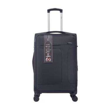 Imagem de Mala Bordo Viagem Ultralight Zíper Expansível Rodas Duplas Antifurto -