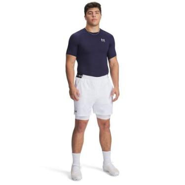 Imagem de Camiseta de Compressão Under Armour HG SS, G, Marinho