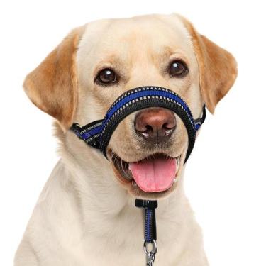 Imagem de Coleira de cabeça de cachorro BARKLESS, acolchoada e macia, sem tração