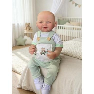 Imagem de Bebê Reborn Menino Luan Corpo De Silicone 45cm - Mundo Kids