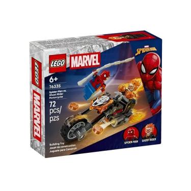 Imagem de Lego Marvel - Homem-aranha Vs Motoqueiro Fantasma - 72 Peças - 76335