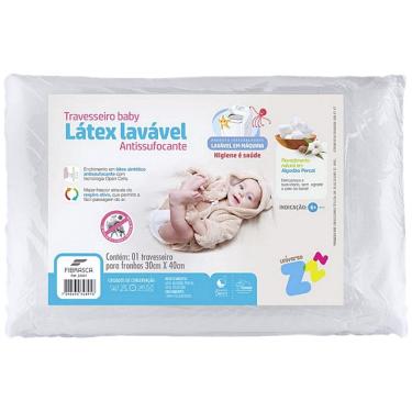 Imagem de Travesseiro Baby Látex Lavável Antissufocante Fibrasca