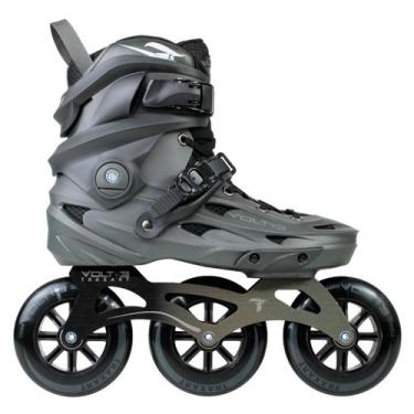Imagem de Patins Traxart Freestyle Volt+ 3 Cinza - 110mm ABEC-9 Cromo, # 12 = 43
