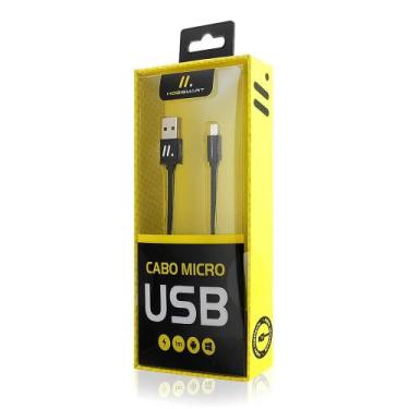 Imagem de Cabo Lightning Flat Micro USB - Mobismart - Grupo Roice (Wincy)