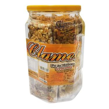 Imagem de Doce Clamel Pé de Moleque Crocante Pote c/20