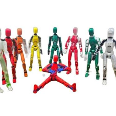 Imagem de Kit 03 Bonecos Robo 100% Articulado Dummy 13 Figura de Ação Brinquedo 