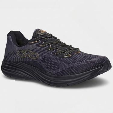 Imagem de Tênis Olympikus Index 3 Masculino - Preto e Dourado - 41, 41