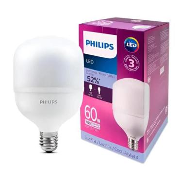 Imagem de Lâmpada Led Philips 60w Branca Fria 6500k Bivolt E40