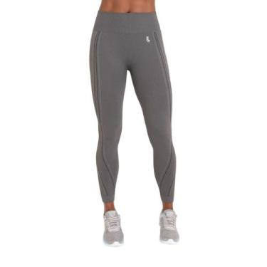 Imagem de Calca Legging Esportiva Academia Treino Lupo 71053-0011, Grafite, G