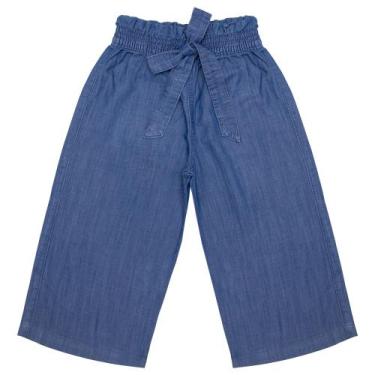 Imagem de Calça Infantil Look Jeans Wide Leg Jeans, 08