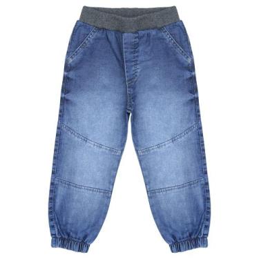 Imagem de Calça Infantil Look Jeans Jogger Jeans, P