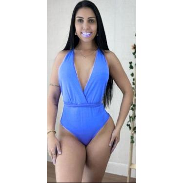 Imagem de Maiô body decote profundo multiformas amarrações texturizado - Tropica