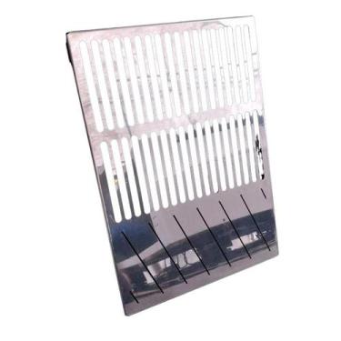Imagem de Grelha em inox para churrasco e legumes 30x40cm - SULMATRIX