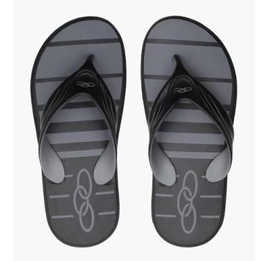 Imagem de Chinelo Olympikus Hydra Com Palmilha Listrada - 149 N, 37/8, Preto, Ci