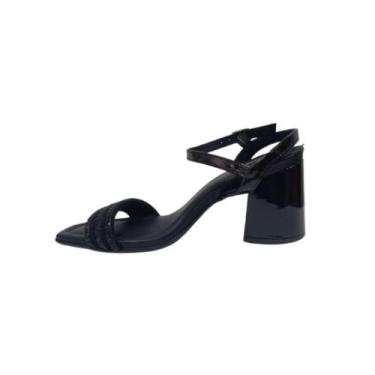 Imagem de Sandália piccadilly salto médio ref: 626040 feminino, Preto, 38