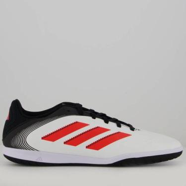 Imagem de Chuteira Adidas Copa Pure III Club Futsal Branca, 42