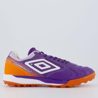 Imagem de Chuteira Umbro Adamant Master Class Pro Bump DLM Society Roxo, 39