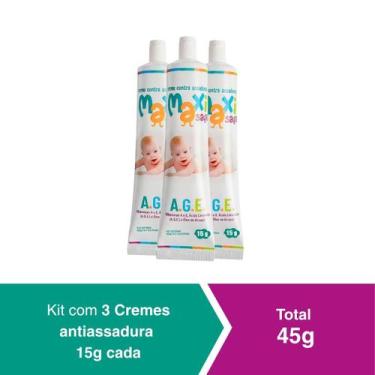 Imagem de Kit Creme Pomada de Assadura Vitamina A.E e Óleo de Girassol 15g Cada 