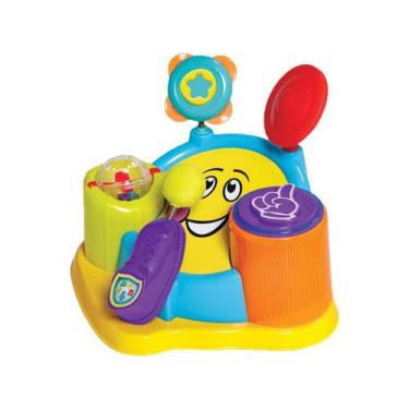 Imagem de Brinquedo Educativo Bateria Infantil Tum Tum Tha - Calesita