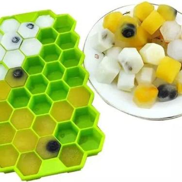 Imagem de Forma de Gelo em Silicone Flexível 37 Cubinhos Fácil Desenformar para 