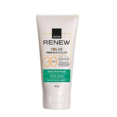 Imagem de Protetor Solar Facia Renew FPS 50 com Ácido Hialurônico 40g - Avon