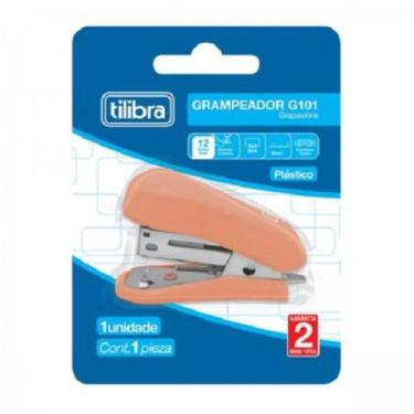 Imagem de Grampeador G101 Pequeno TILIBRA, Salmão