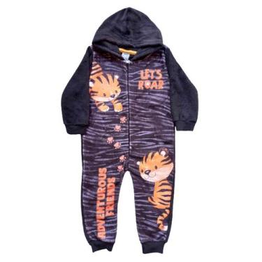 Imagem de Macacão Infantil Masculino Longo TileeSul, Preto, 1