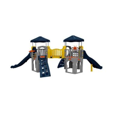 Imagem de Playground Arcade Freso c/ 2 Escorregadores e 2 Escaladas