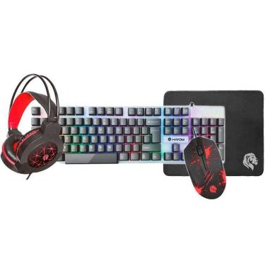 Imagem de Combo gamer teclado/ mouse/ headset/ mousepad tc3220 - hayom