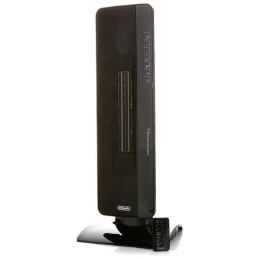 Imagem de Aquecedor Elétrico Cerâmico com Controle Remoto 110V 1500W, DELONGHI TCH8093ERSB, Preto