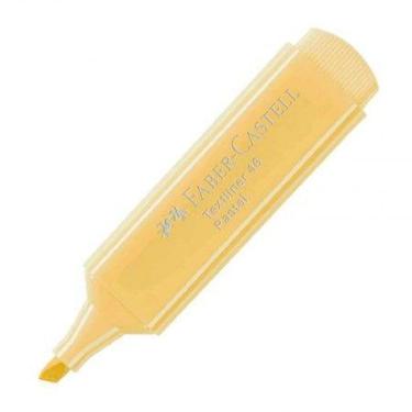 Imagem de Pincel marca texto Textliner 46 Amarelo Pastel MT/1546AM - Faber-Caste