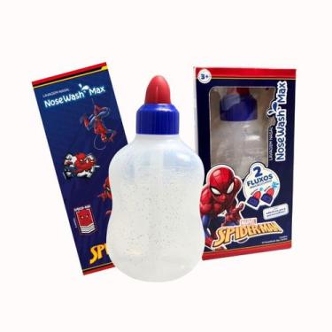 Imagem de Nosewash Max Spider Man Dispositivo Lavagem Nasal Infantil - AGPMED
