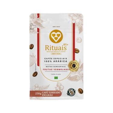 Imagem de Café Torrado em Grãos Rituais Frutas Vermelhas 3 Corações Pacote 250g