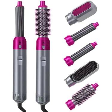 Imagem de Escova Secadora 5 Em 1 Secador Modelador Alisador Elétrico Ar Quente Pente Modelador De Cabelos - YODHE